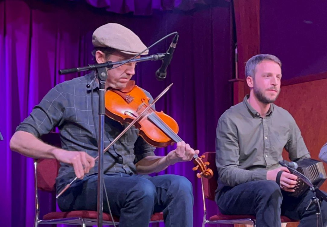 Musicians on stage